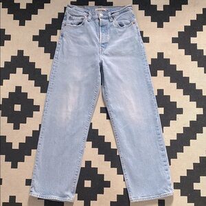 Levi’s Ribcage straight Light Blue Women's Jeans